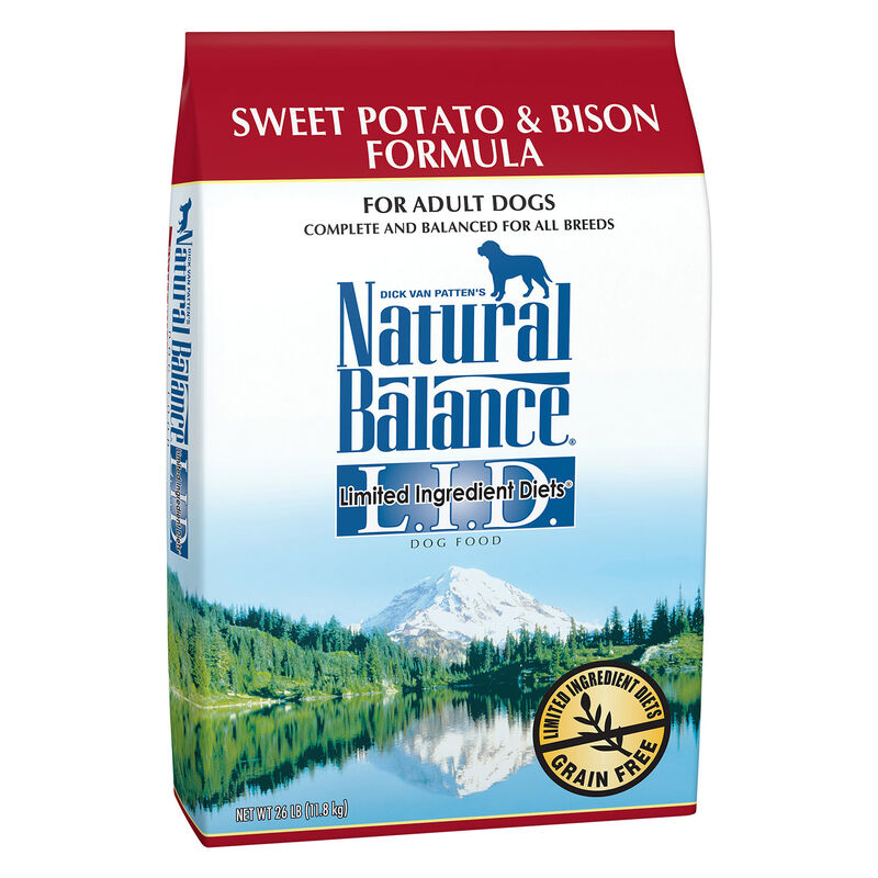 Natural Balance L.I.D. Limited Ingredient Diets Grain Free Sweet Potato & Bison Formula Dog Food image number 1