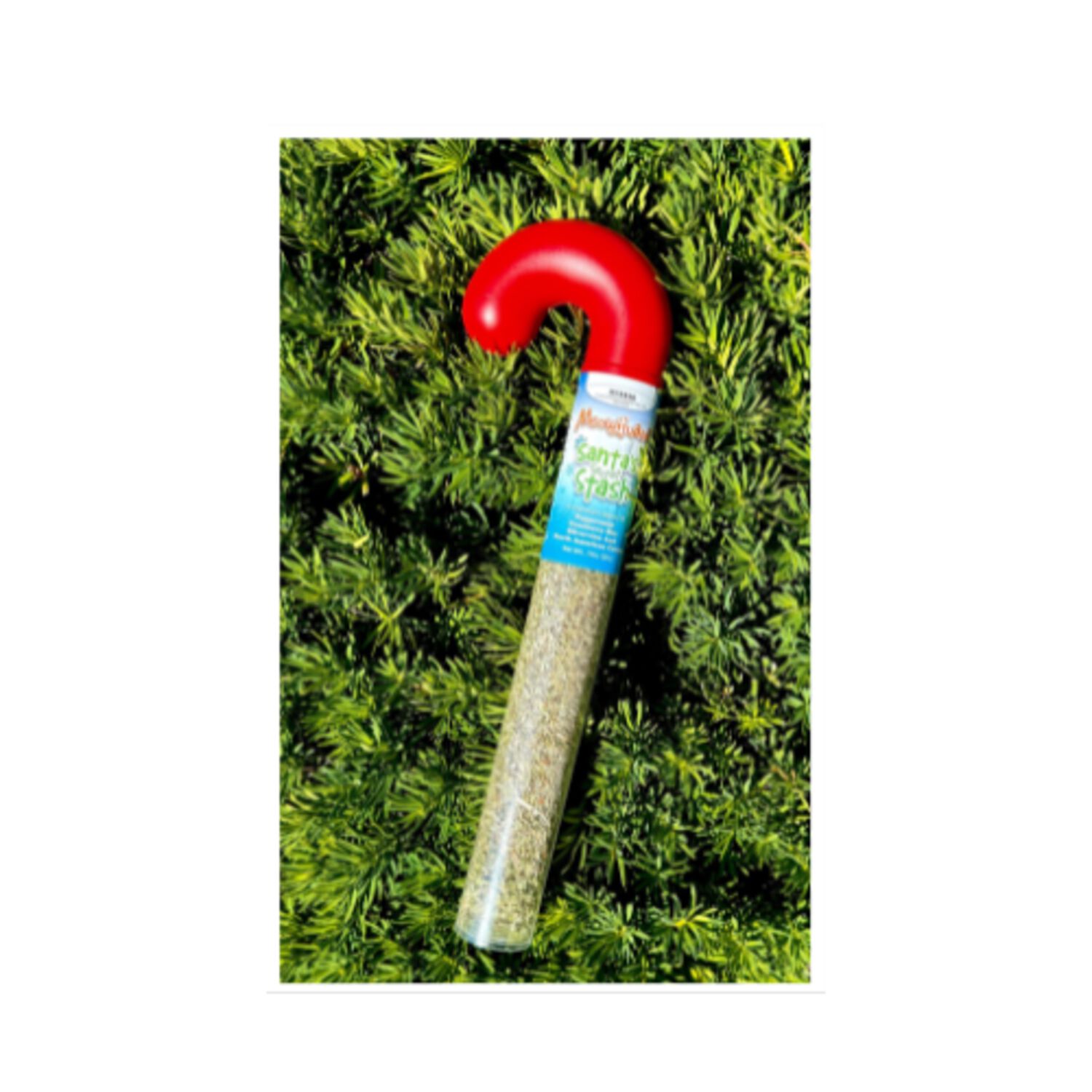 Meowijuana Santa Stash Peppermint Cranberry Silvervine Catnip Blend Cat Toy