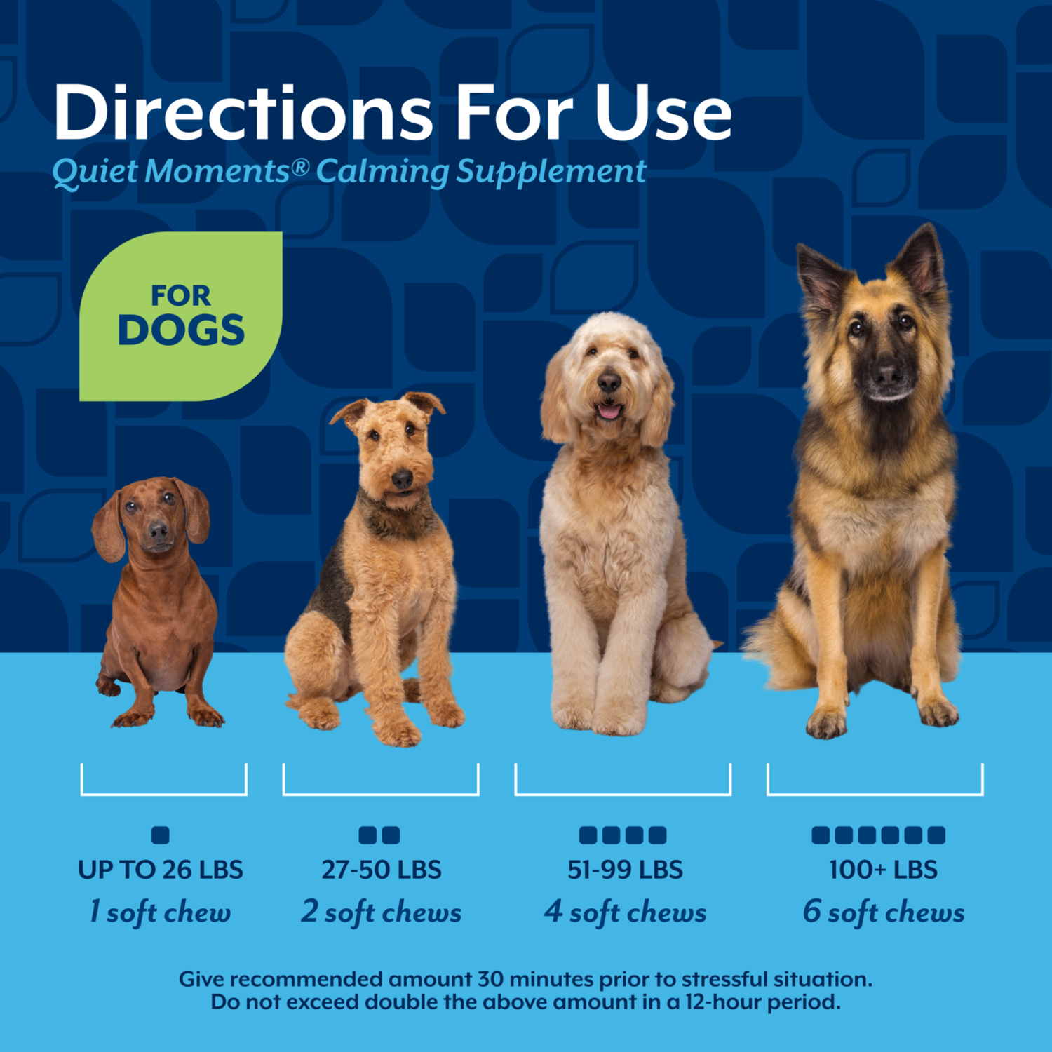Naturvet Quiet Moments Calming Aid + Melatonin Soft Chew Dog Supplements