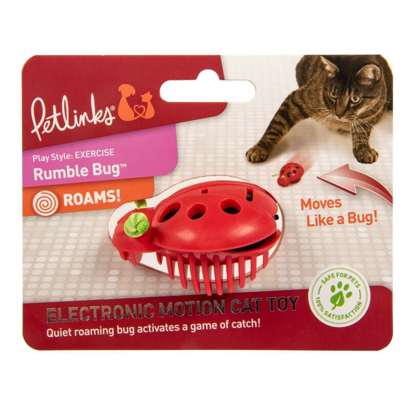 Rumble Bug Ladybug Motion Cat Toy image number 1