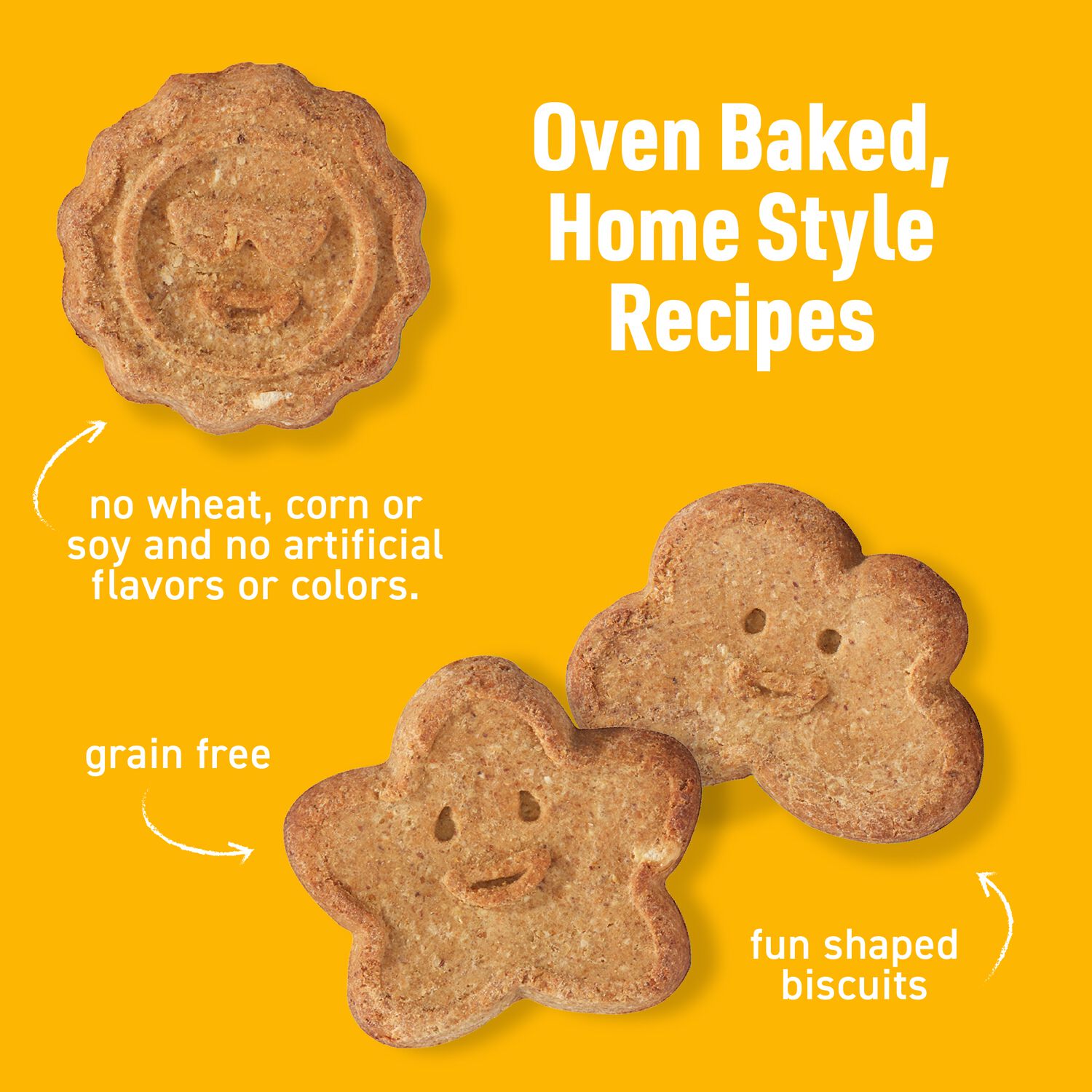 Wag More Bark Less Cloud Star Grain-Free Dog Treat, Oven Baked With Peanut Butter & Apples , 14-Oz