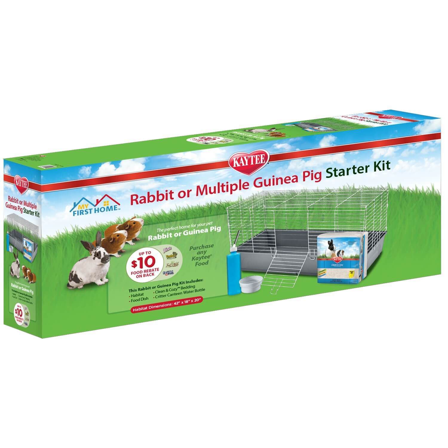Kaytee My First Home Rabbit Or Multiple Guinea Pig Starter Kit Pet  Supermarket