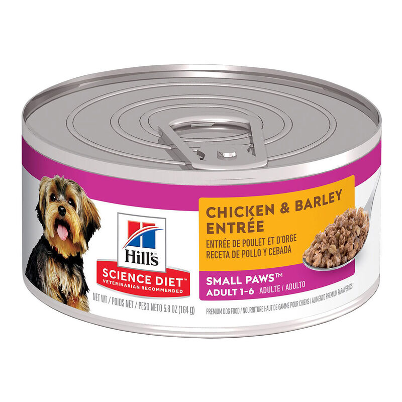 Hill'S Science Diet Adult Small Paws Chicken & Barley Entree Wet Dog Food
