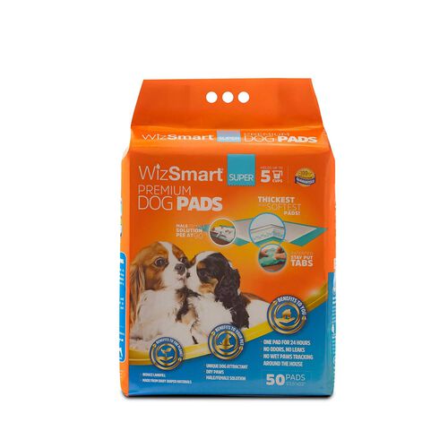 All Day Dry Premium Dog Pads - Super 50 Pack