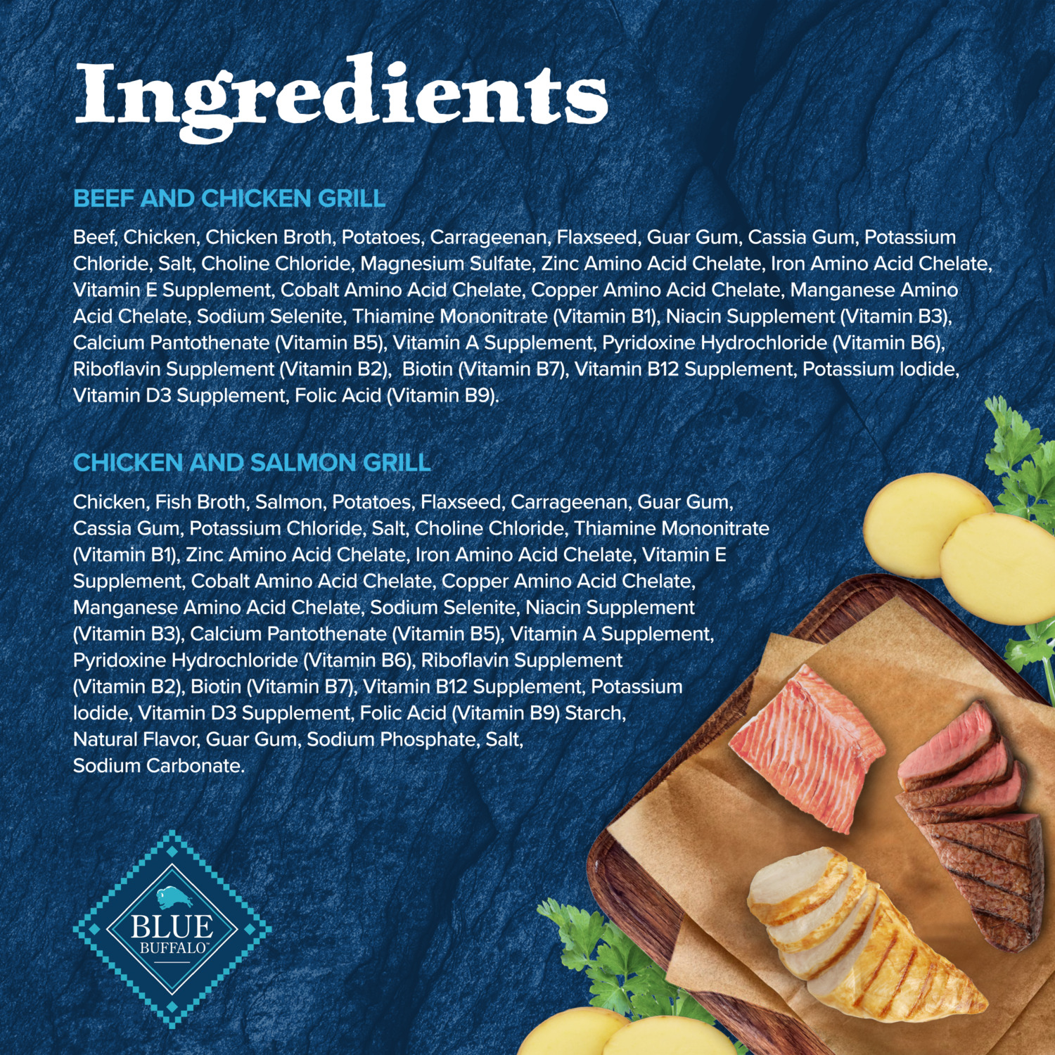 Blue Buffalo Wilderness Beef & Salmon Variety Pack Wet Dog Food, 12.5-Oz, Case Of 6
