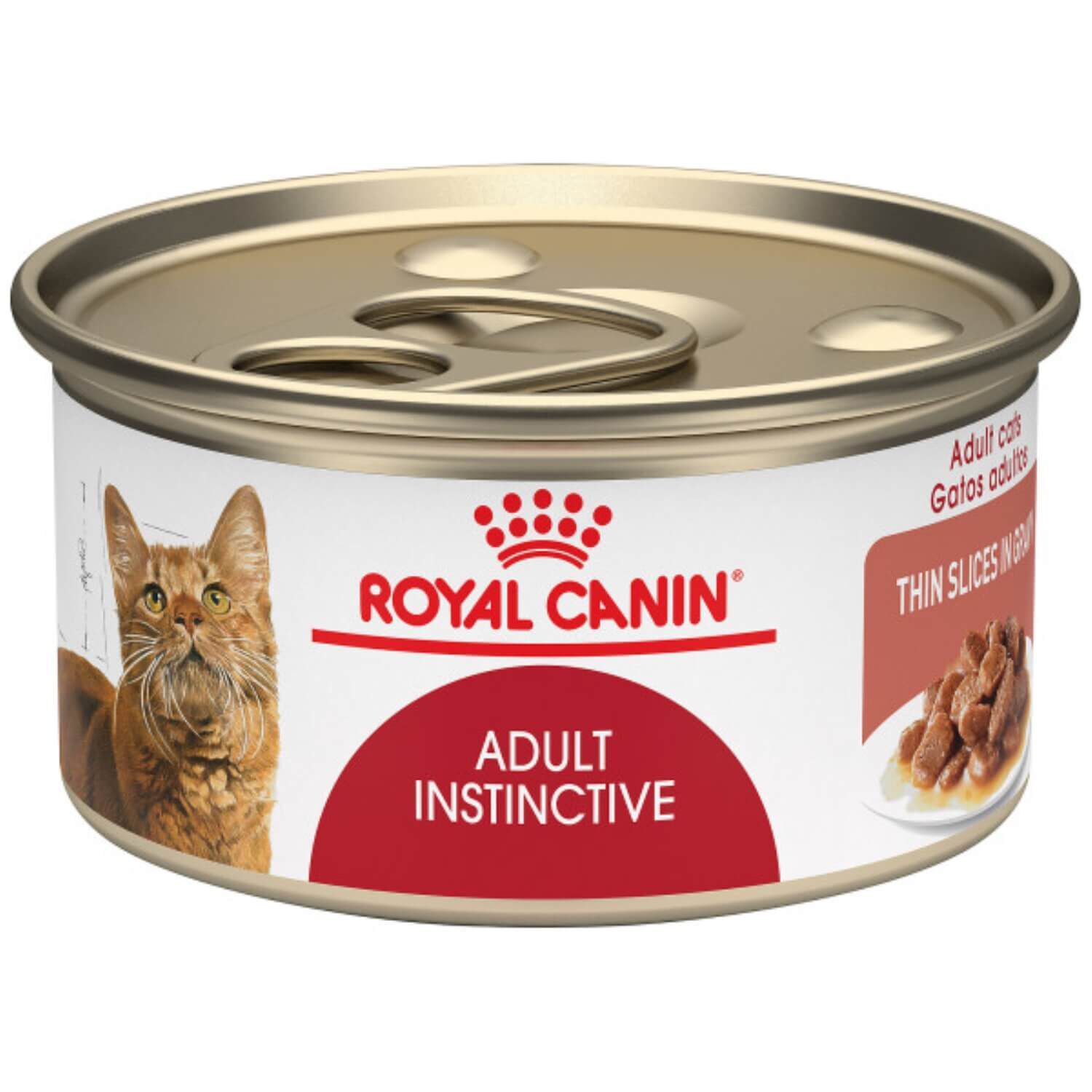 Royal Canin Feline Health Nutrition Adult Instinctive Thin Slices In Gravy Recipe Wet Cat Food