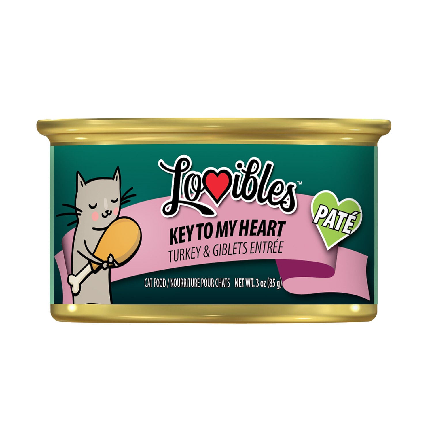 Key To My Heart Turkey Giblets Entree Pate 3oz Pet Supermarket