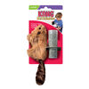 Kong Refillables Soft Plush Beaver Cat Toy With Catnip Pouch