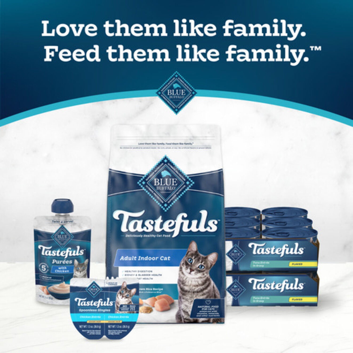 Blue Buffalo Tastefuls Natural Flaked Tuna Entree In Gravy Wet Cat Food, 3-Oz