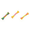 Kitty Fun Tubes 3 Pack Cat Toy 3.25" Assorted Colors