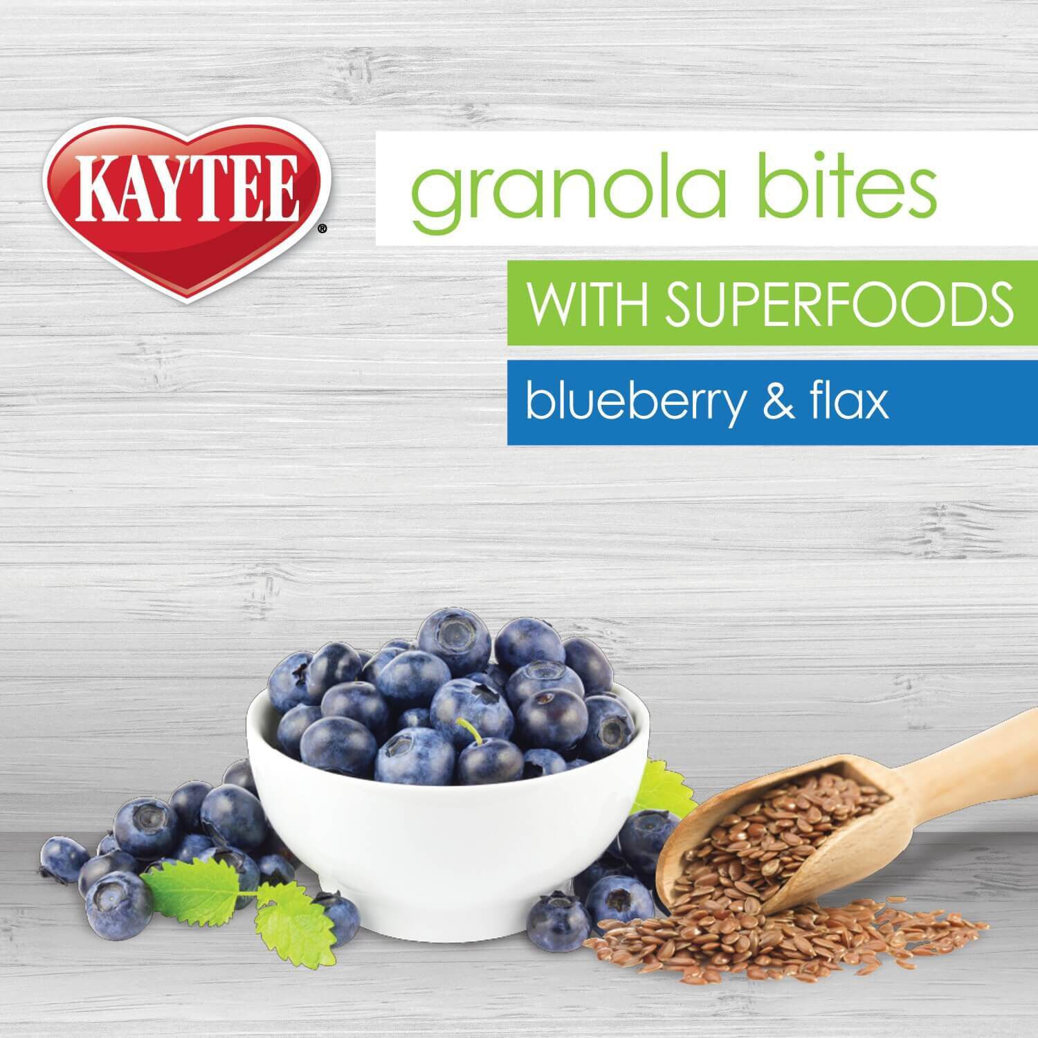 Kaytee Granola Bites, Berry & Flax
