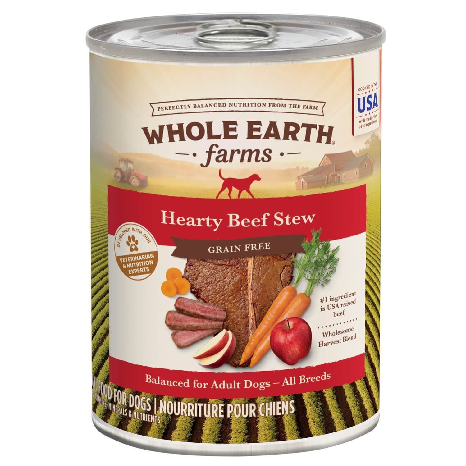 Hearty Beef Stew Dog Food 12.7oz Pet Supermarket