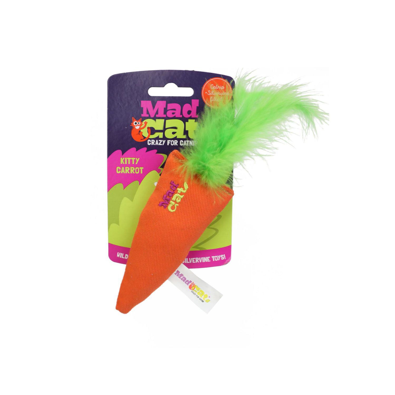 Mad Cat Kitty Carrot Cat Toy