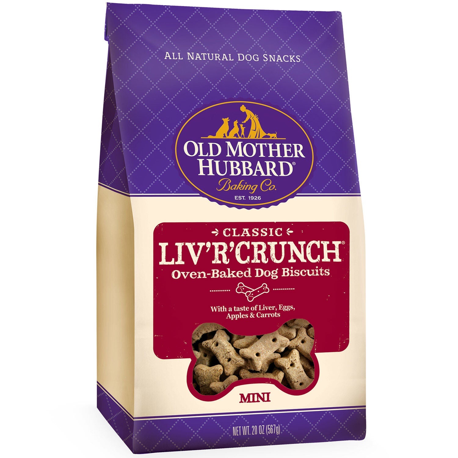 Classic Liv R Crunch Biscuits Mini 20oz Pet Supermarket
