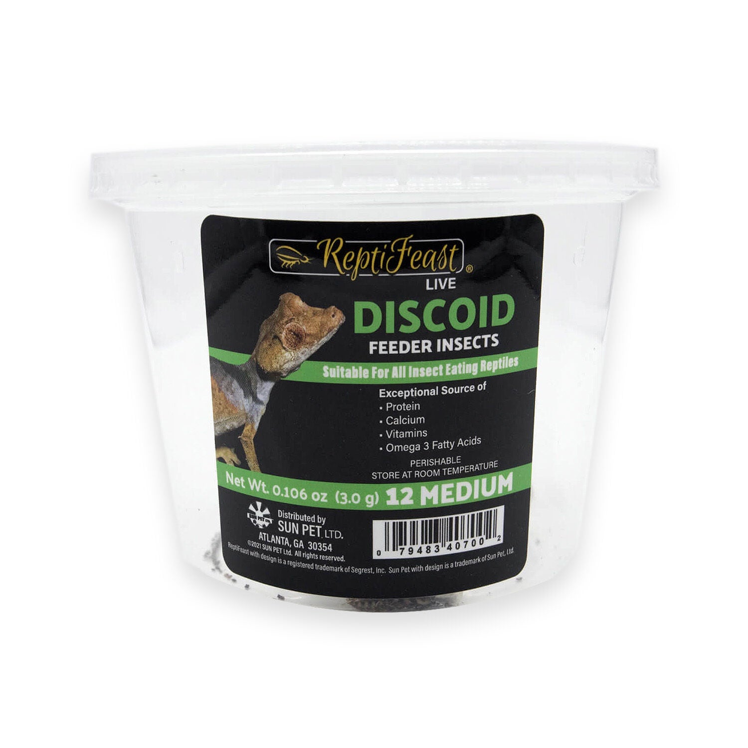 Reptifeast&reg; Medium Discoid, 12 Count