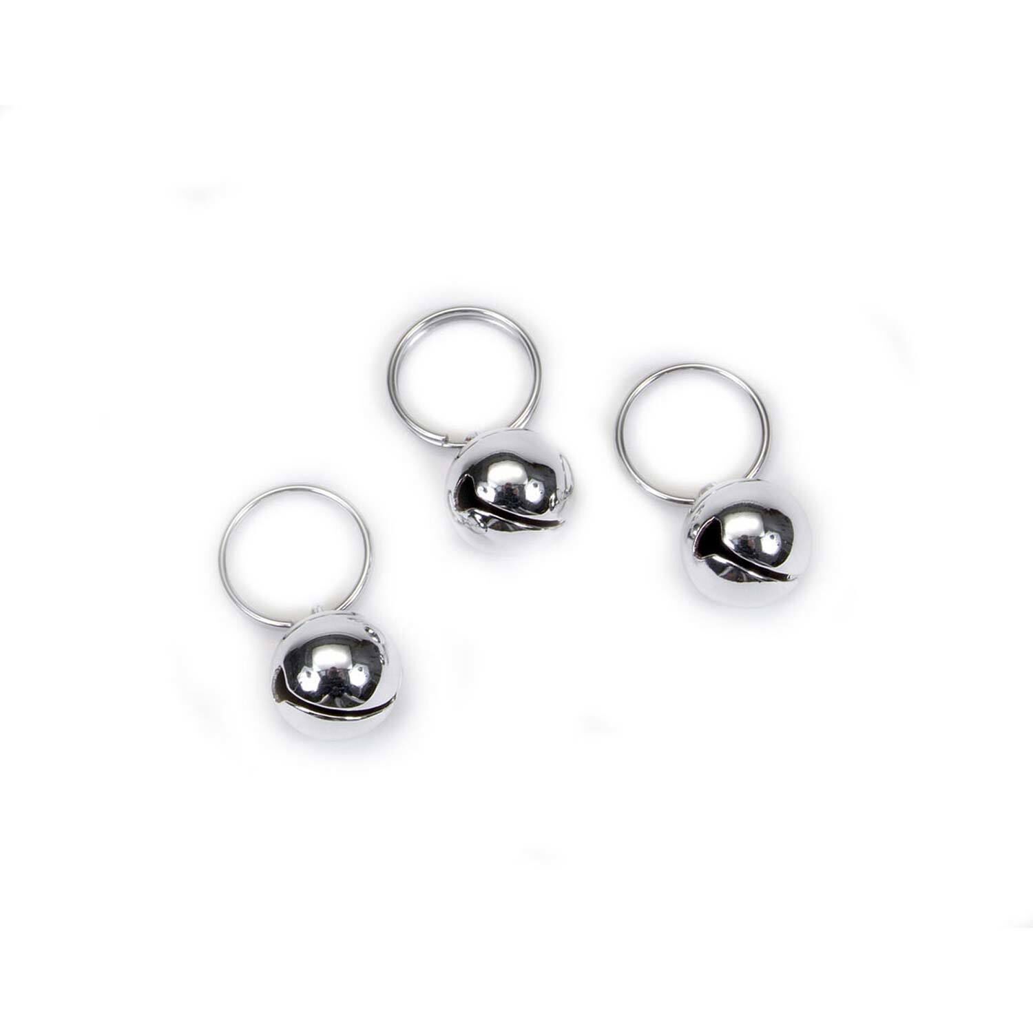 Coastal Pet Products Lil Pals Round Dog Bells, Silver