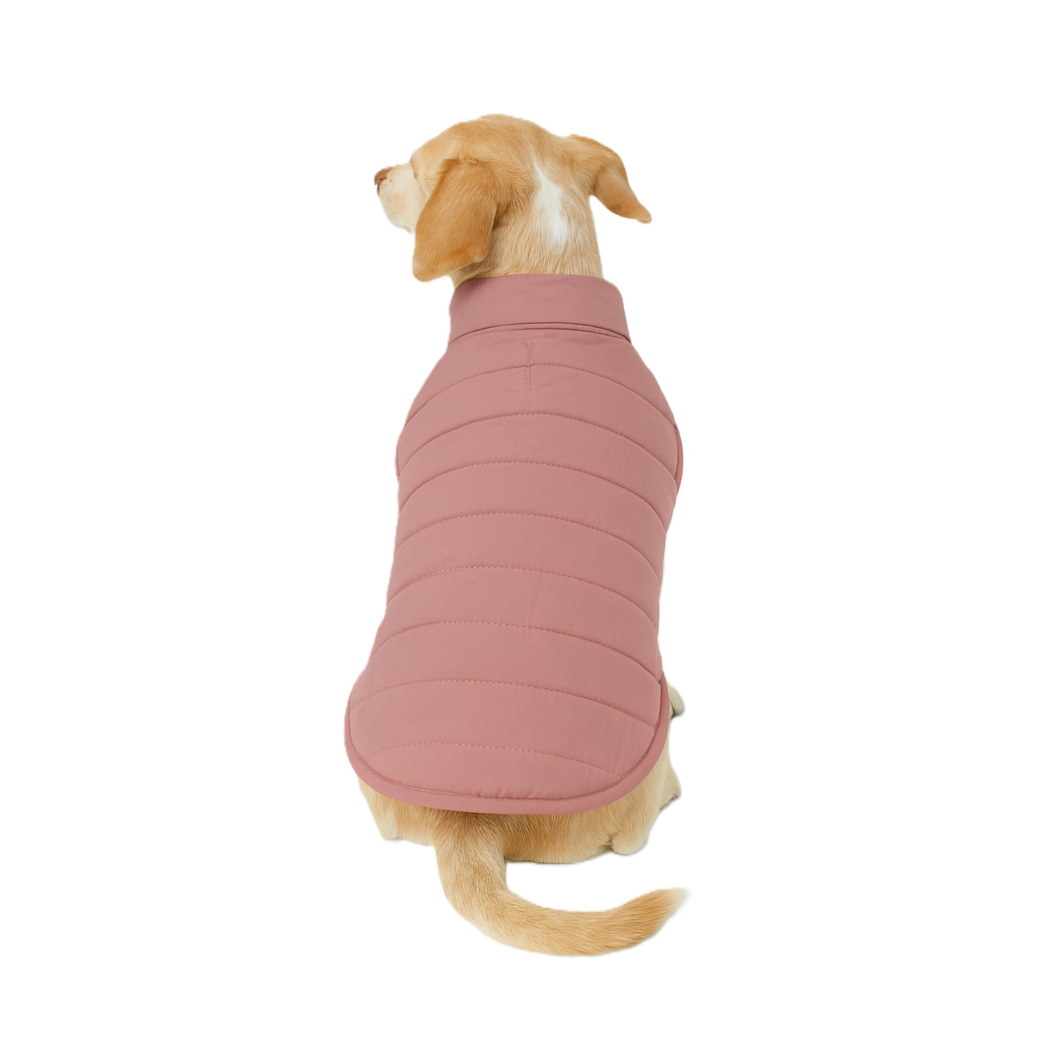 Simply Dog Pink Quilted Dog Jacket, Large