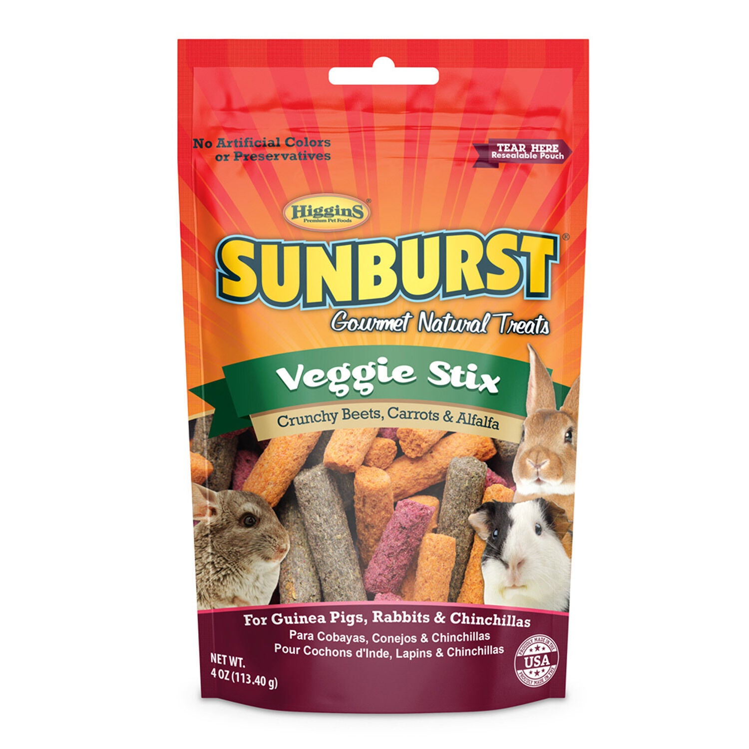 Sunburst Gourmet Treats Veggie Stix