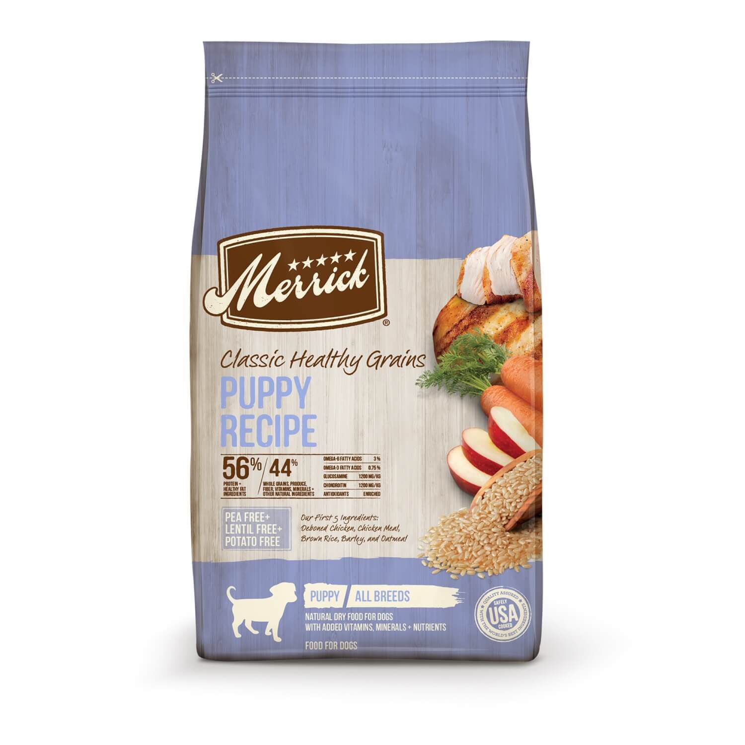 Merrick puppy food serving size outlet
