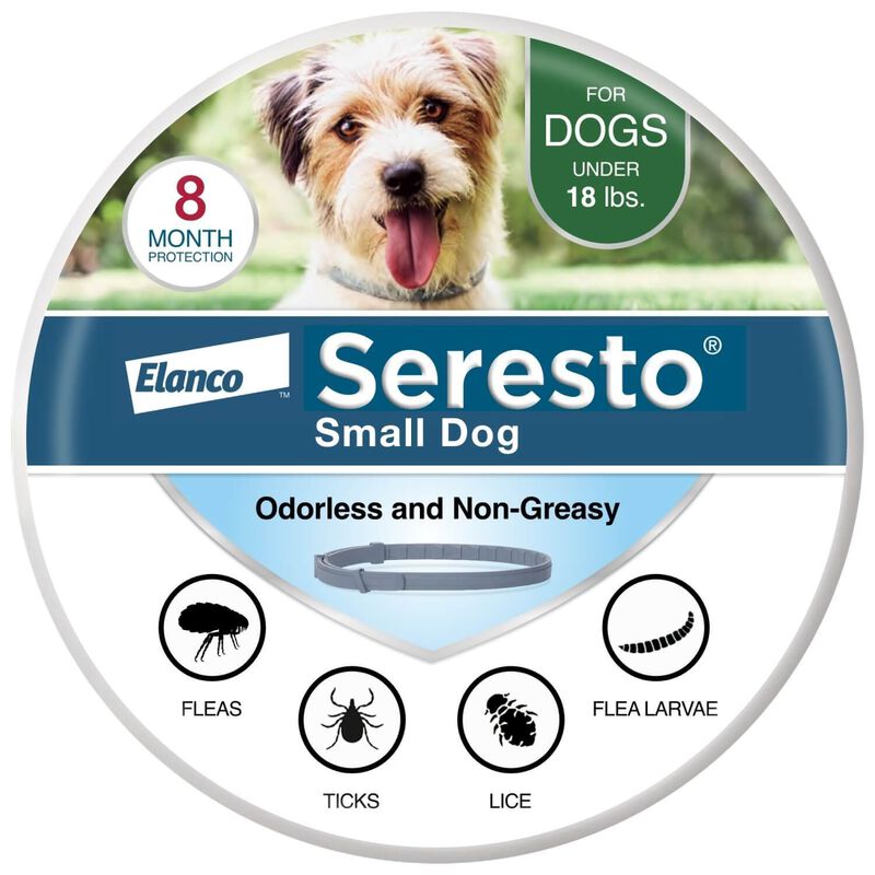 Seresto Flea & Tick Collar For Dogs, Up To 18 Lbs image number 1