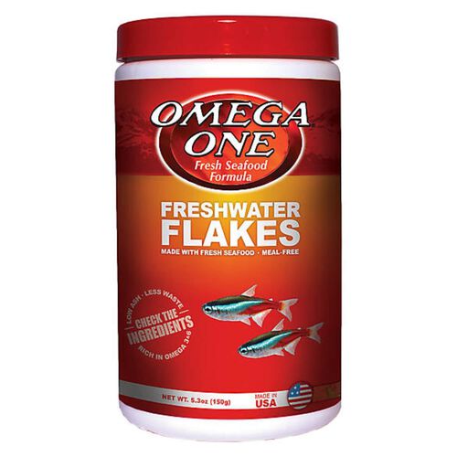 Omega One Freshwater Fish Food Flakes
