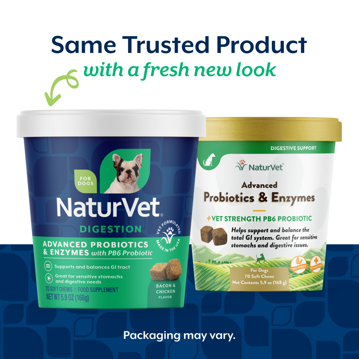 Naturvet Advanced Probiotics And Enzymes Supplement, Plus Vet Strength Pb6 Probiotic For Dogs