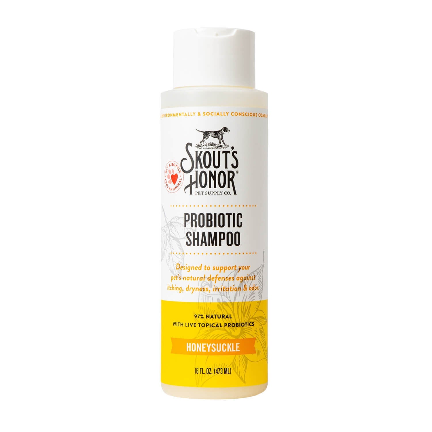 Skout's Honor Probiotic Dog Shampoo And Conditioner Honeysuckle Scent