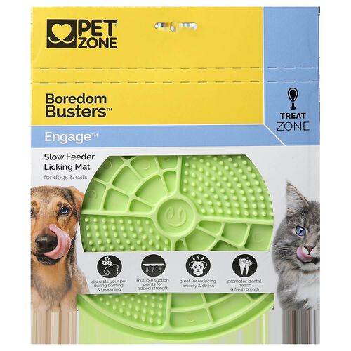 Pet Zone Boredom Busterz Engage Dog & Cat Feeding Mat