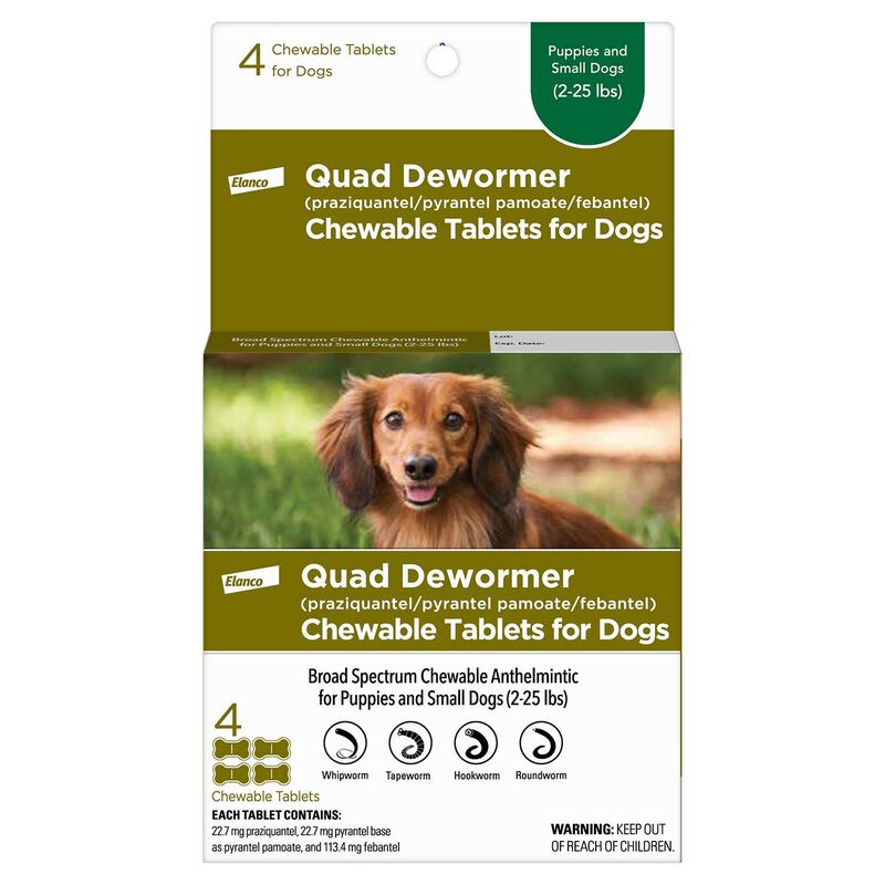 Quad Dewormer For Small Dogs image number 1