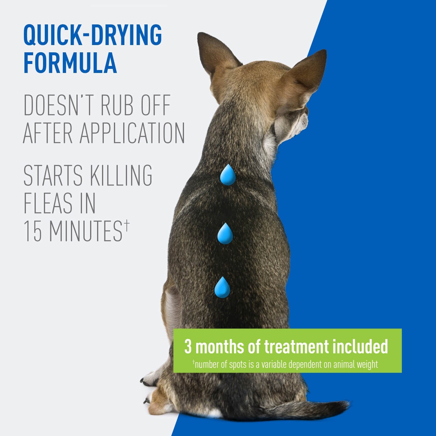 Adams Plus Flea & Tick Prevention Spot On For Dogs, Small Dogs 5-14 Lbs