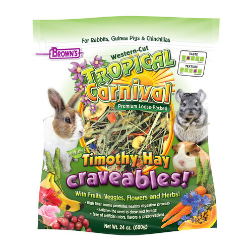 Tropical Carnival® Natural Timothy Hay Craveables!®