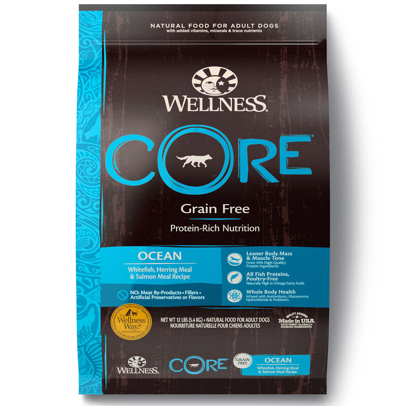 Core Ocean Whitefish, Herring Meal & Salmon Recipe Dog Food image number 1
