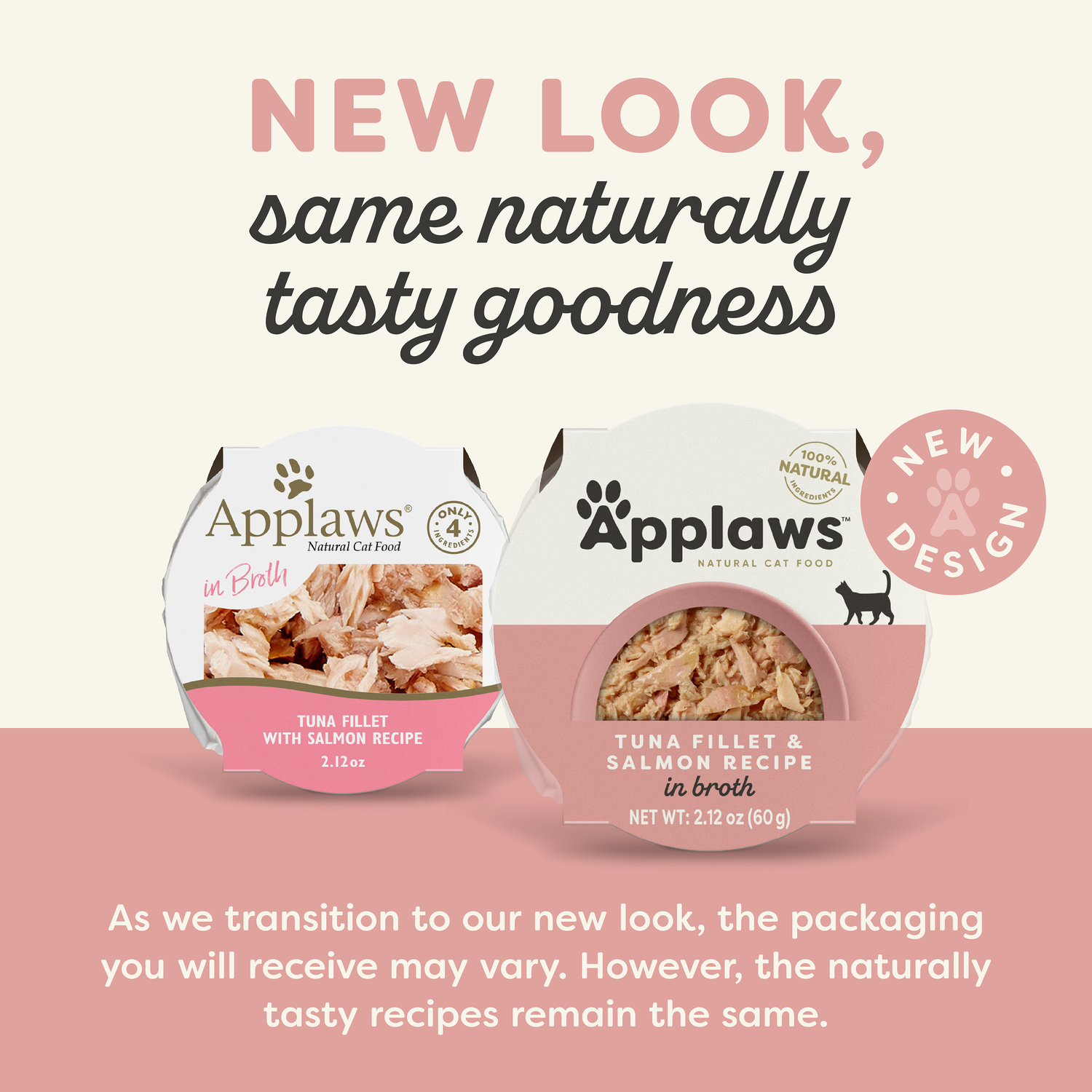 Applaws&trade; Cat Pot Tuna Fillet With Salmon In Broth, 2.12-Oz