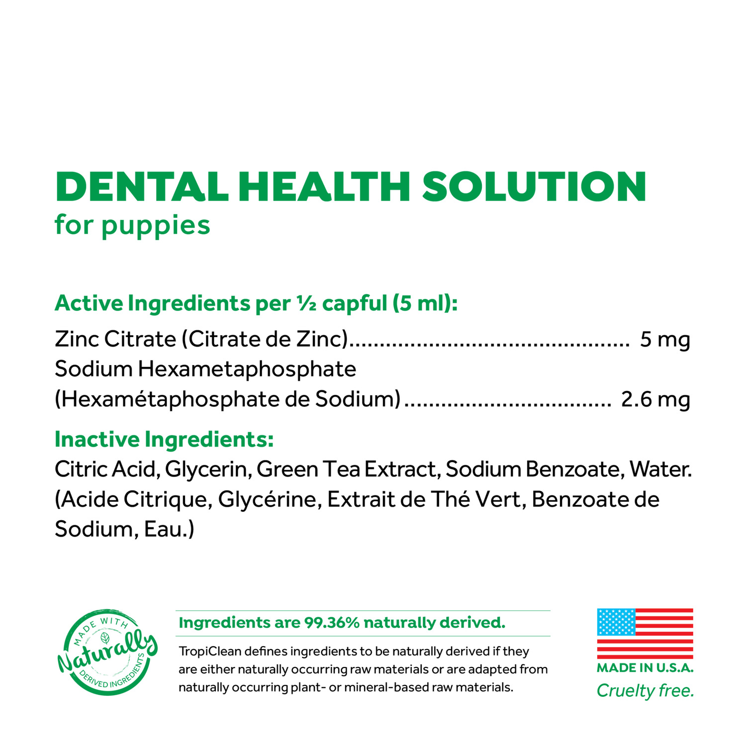 Tropiclean Fresh Breath Oral Care Water Additive For Puppies, 16-Oz