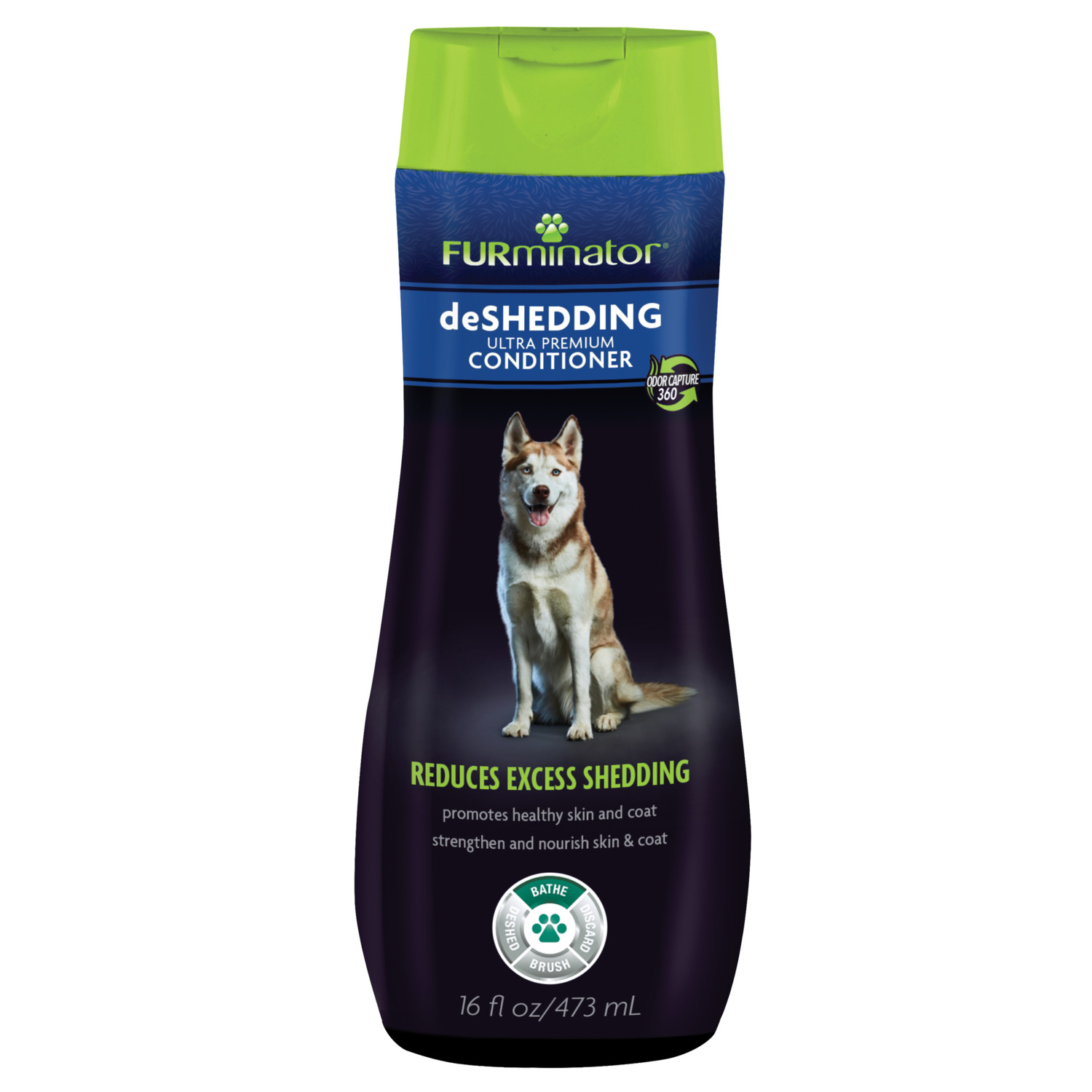 Furminator Deshedding Ultra Premium Shedding Control Dog Conditioner, 16Oz