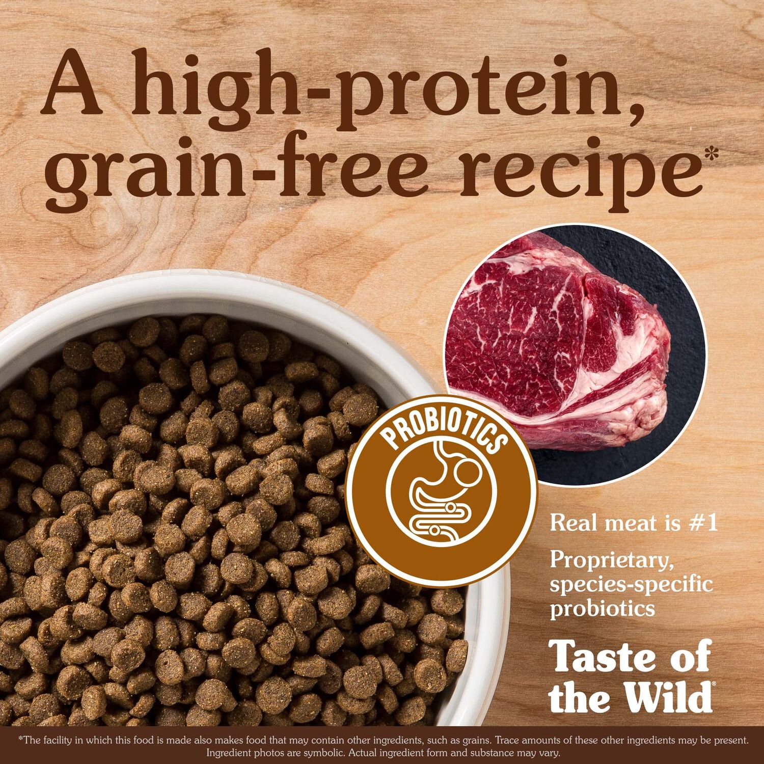 Taste Of The Wild Dry Dog Food, High Prairie Puppy Recipe With Roasted Bison & Venison, 28-Lb Bag
