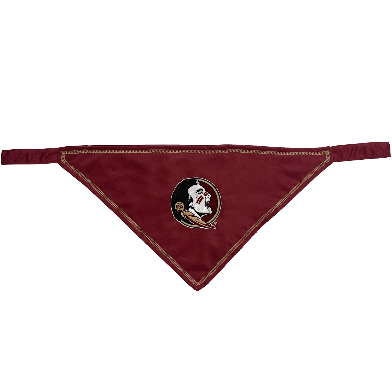 Pets First Florida State University Seminoles Tie Around Dog Bandana, Large/Extra Large