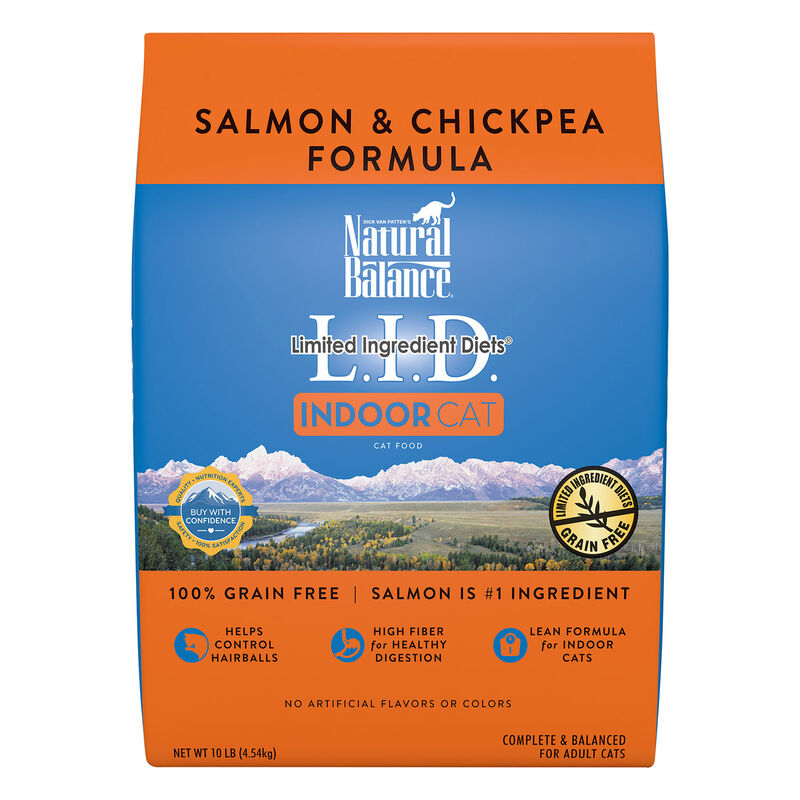 L.I.D. Limited Ingredient Diets Indoor Salmon & Chickpea Formula Cat Food image number 2