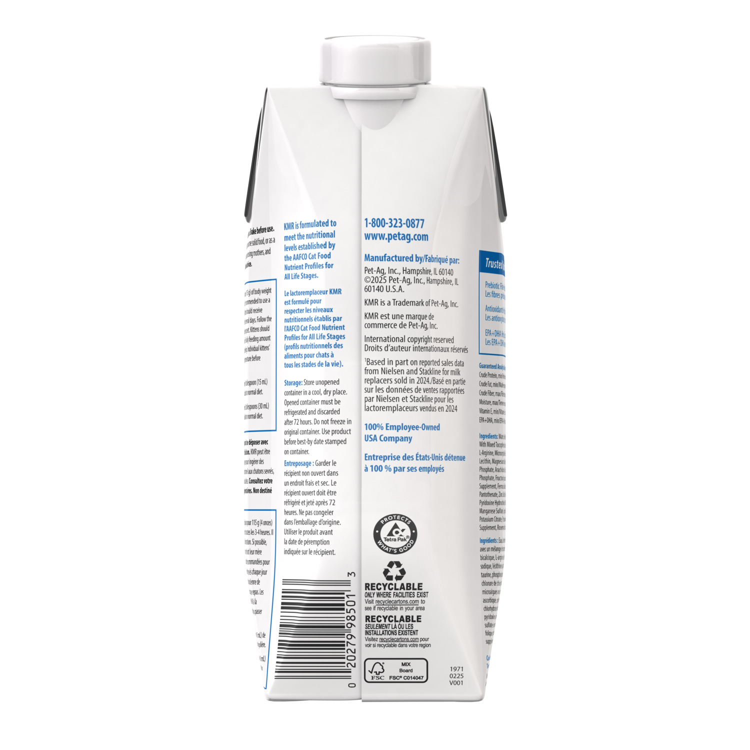 Petag Kitten Milk Replacer Liquid Kitten Supplement, 16-Fl Oz