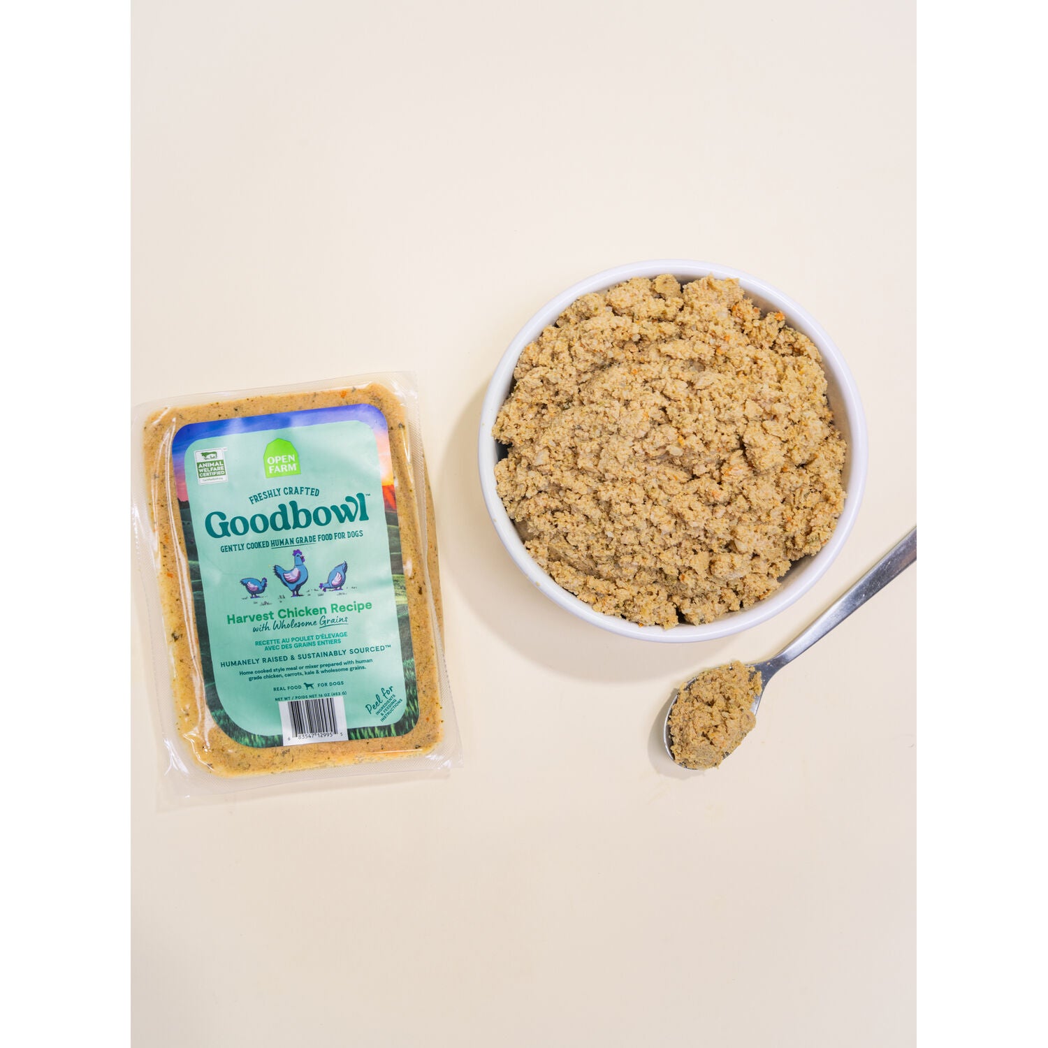 Open Farm Goodbowl Harvest Chicken & Wholesome Grains Gently Cooked Frozen Dog Food