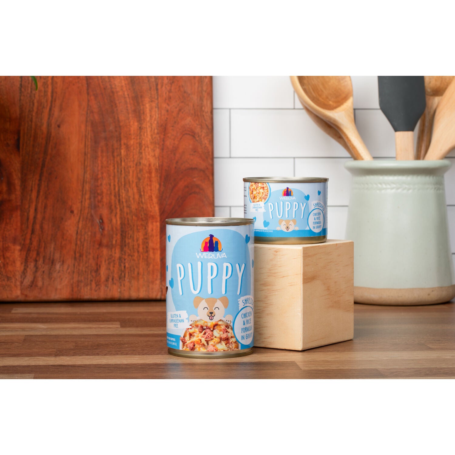 Weruva Puppy Chicken & Rice In Gravy Wet Dog Food, 14-Oz Pack Of 10