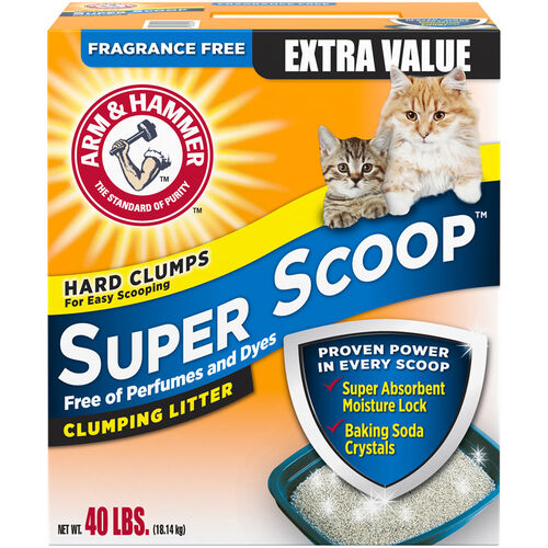 Super Scoop Fragrance Free Clumping Litter