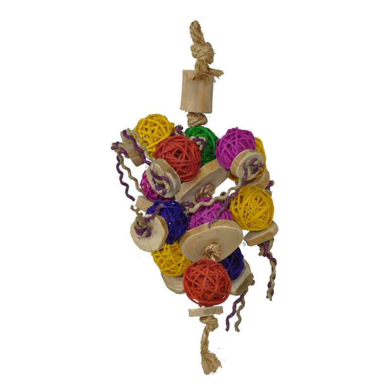 Happy Beaks Extra Small Ball Thing Bird Toy image number 1