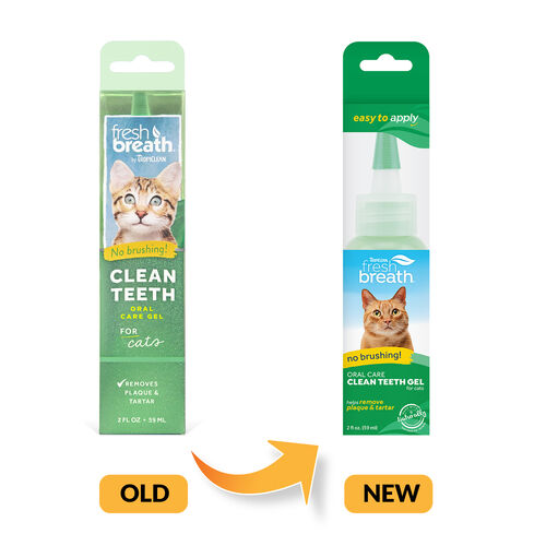 Fresh Breath Clean Teeth Oral Care Gel For Cats