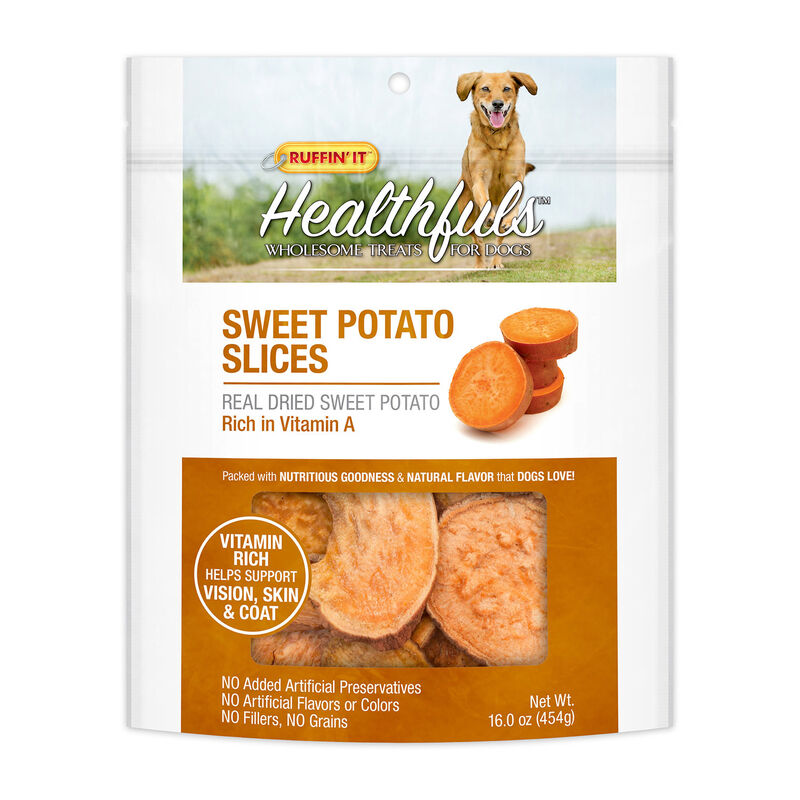 Healthfuls Sweet Potato Slices Dog Treat image number 1