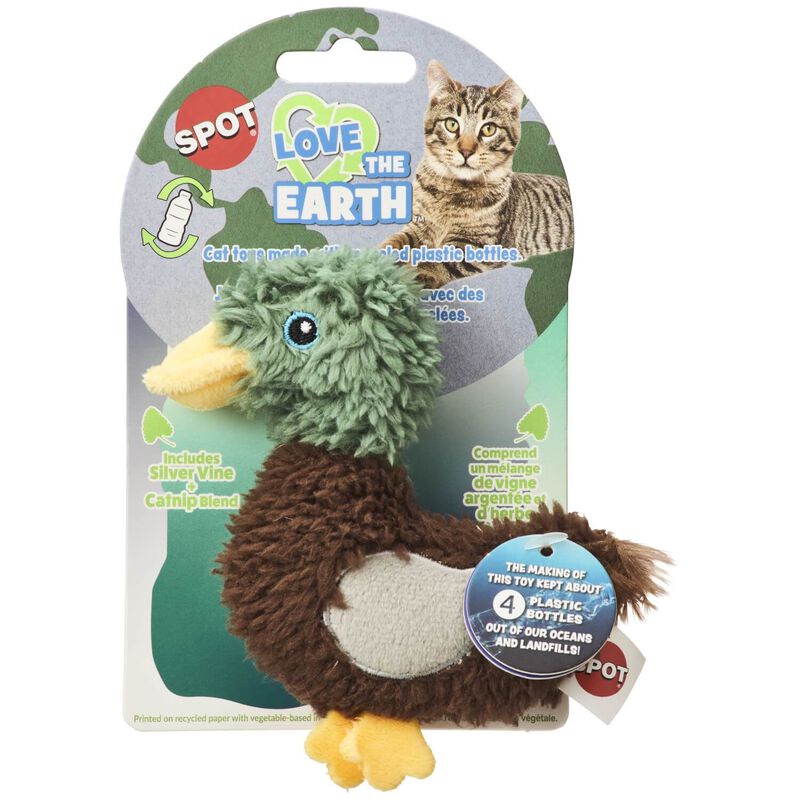 Spot Love The Earth Barnyard Birds Plush Catnip Cat Toy -  Assorted Characters