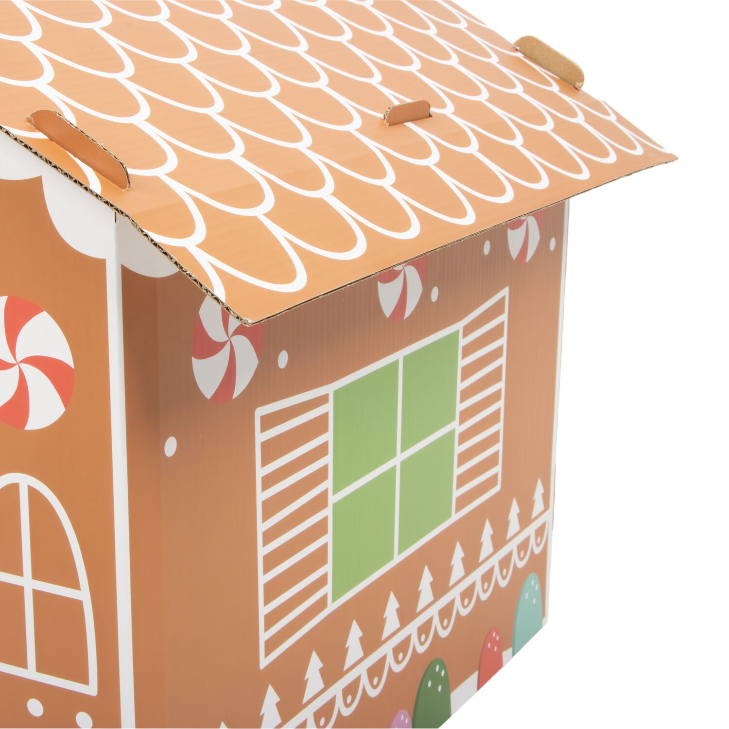 Aristopet Holiday Tan Gingerbread Cat Scratcher House, 15"