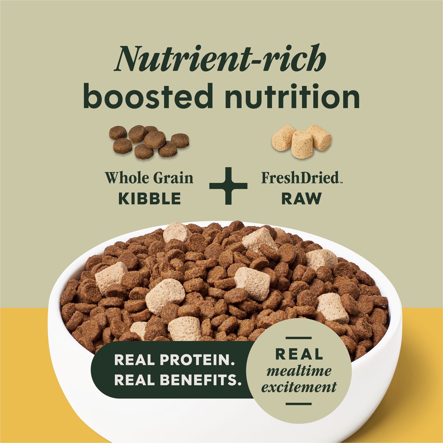 Instinct Raw Boost Puppy Dry Dog Food, Whole Grain Chicken & Brown Rice Recipe, 20-Lb Bag