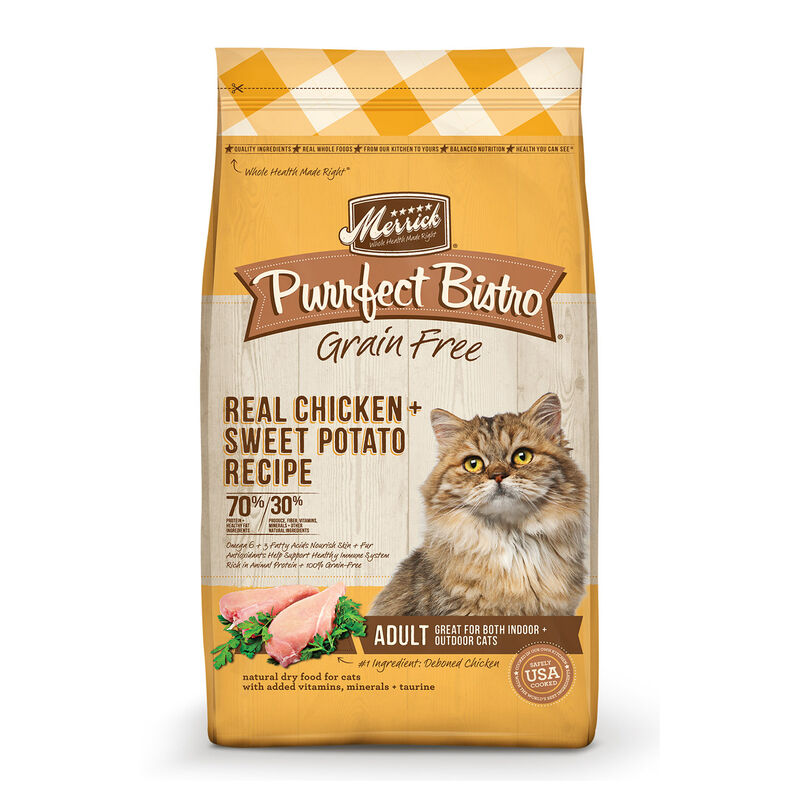Purrfect Bistro Grain Free Real Chicken + Sweet Potato Recipe Cat Food image number 1