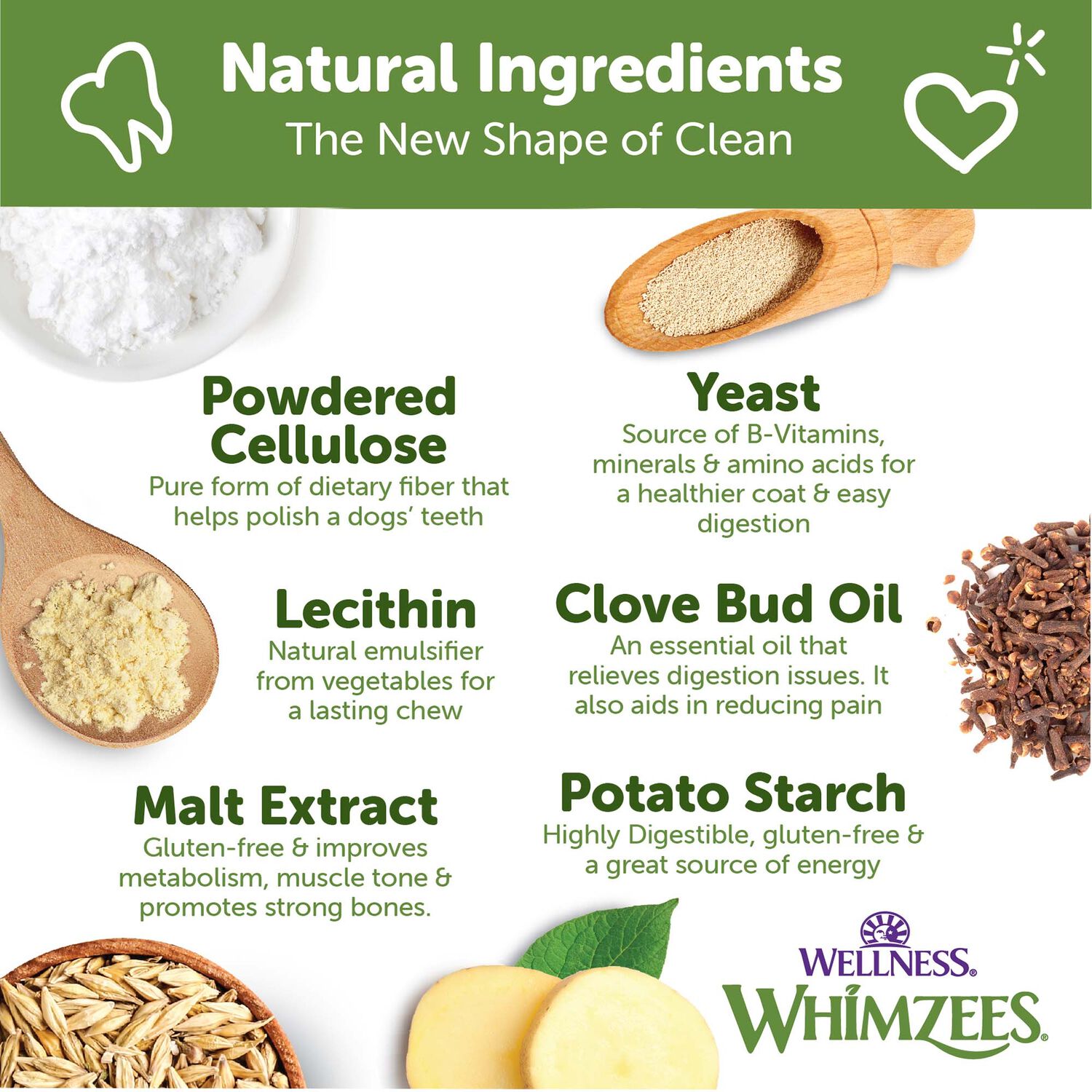 Whimzees Veggie Sausage Natural Grain-Free Dental Dog Treats, Extra Large, 1 Count